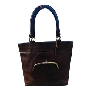 Vintage 1960s Brown Coach Bonnie Cashin legacy Double lock Bag
